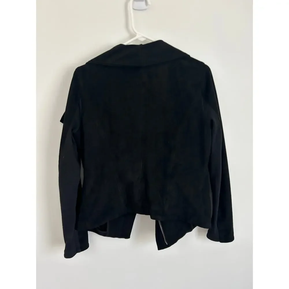 Blank NYC Legendary Faux Suede Jacket - Black - Medium